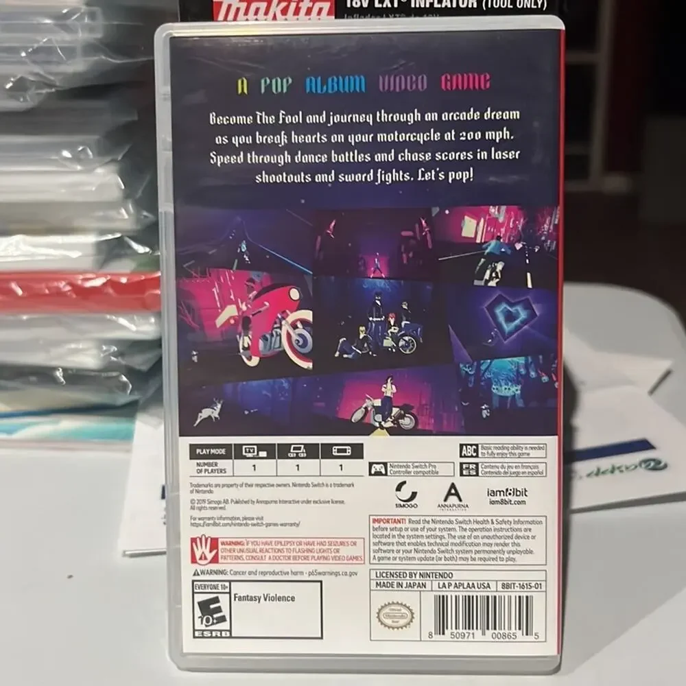 SWITCH Sayonara Wild Hearts for the nintendo switch Like New